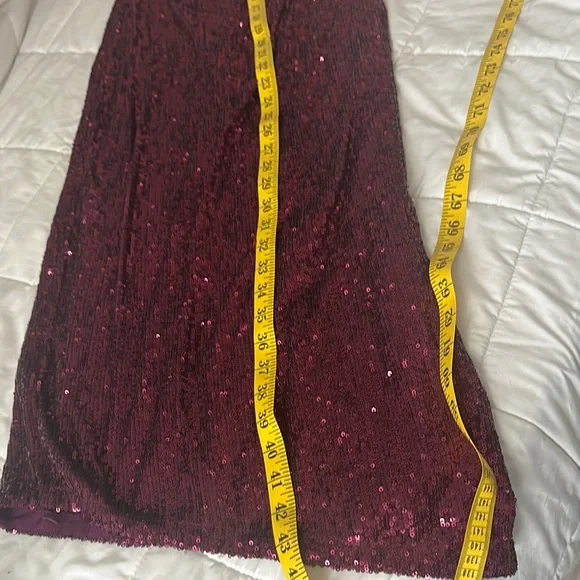 House of Harlow 1960 Red Sequin Strapless Bodycon Dress - Picture 5 of 8